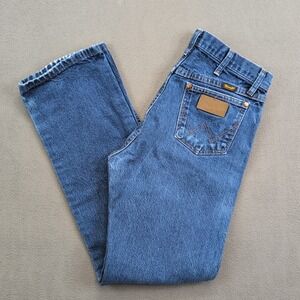 Wrangler Jeans Men's 32x34 Cowboy Cut Blue Western Work 13MWZ